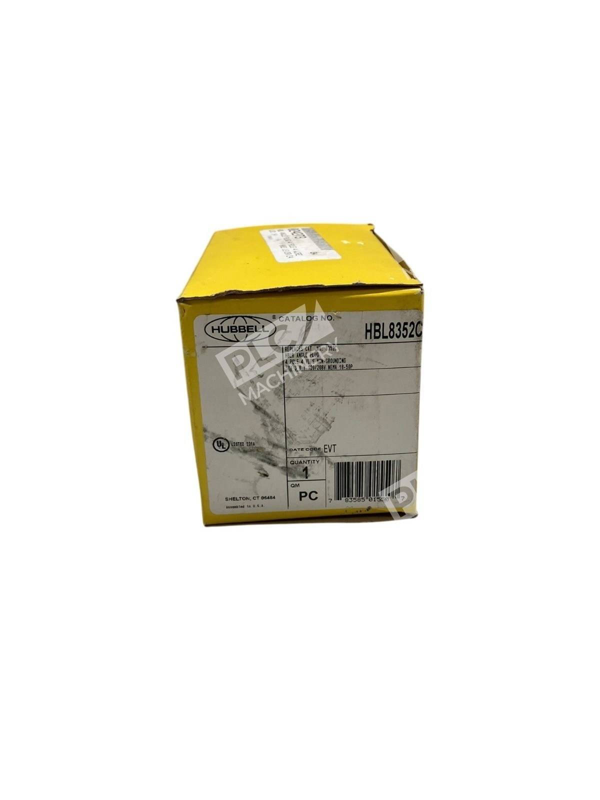 HBL8352C - Hubbell - Insulgrip Heavy Duty Straight Blade Plug