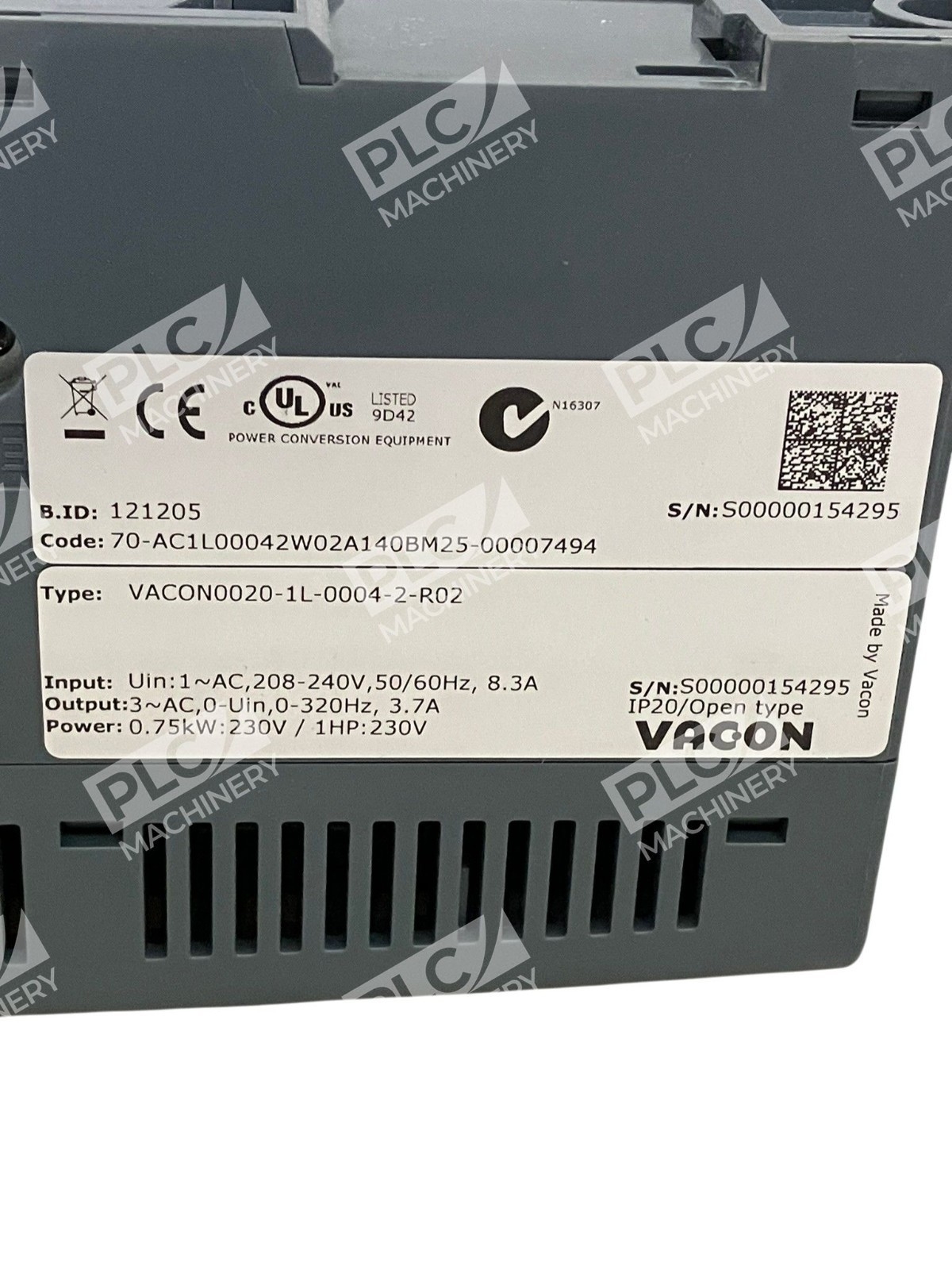 VACON0020-1L-0004-2-R02 - Vacon - AC Drive - Image 7