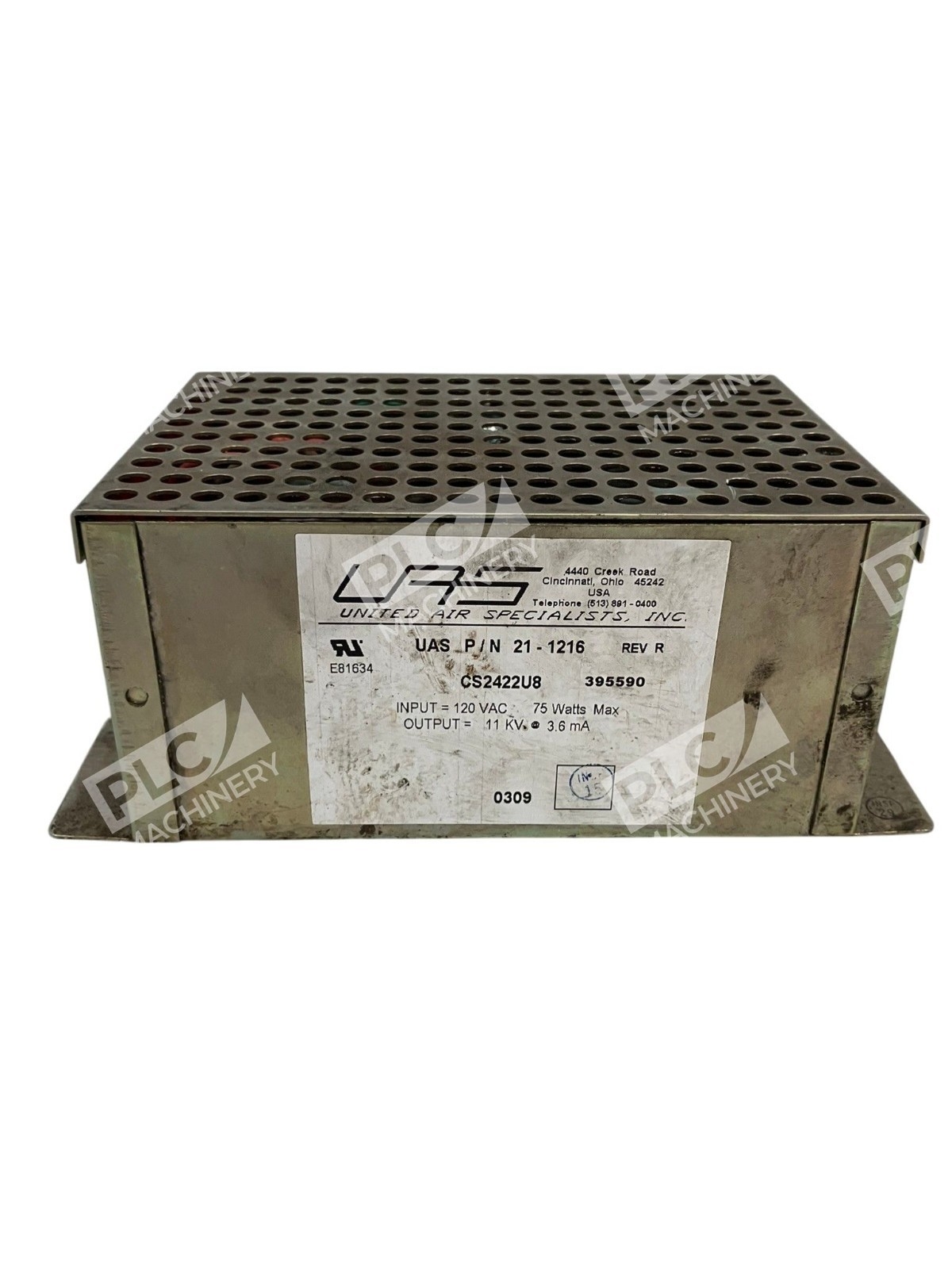 21-1216 - United Air Specialists - High Voltage Power Pack - Image 4
