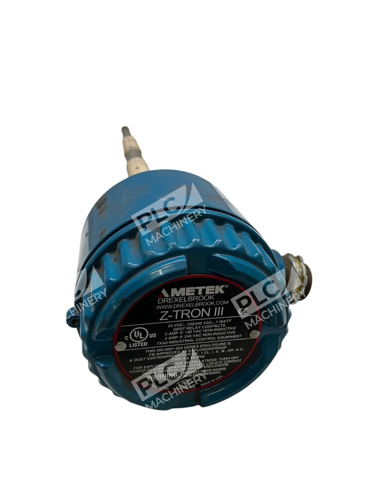Z-Tron III - Ametek Drexelbrook - DPDT Relay Contacts Industrial Control
