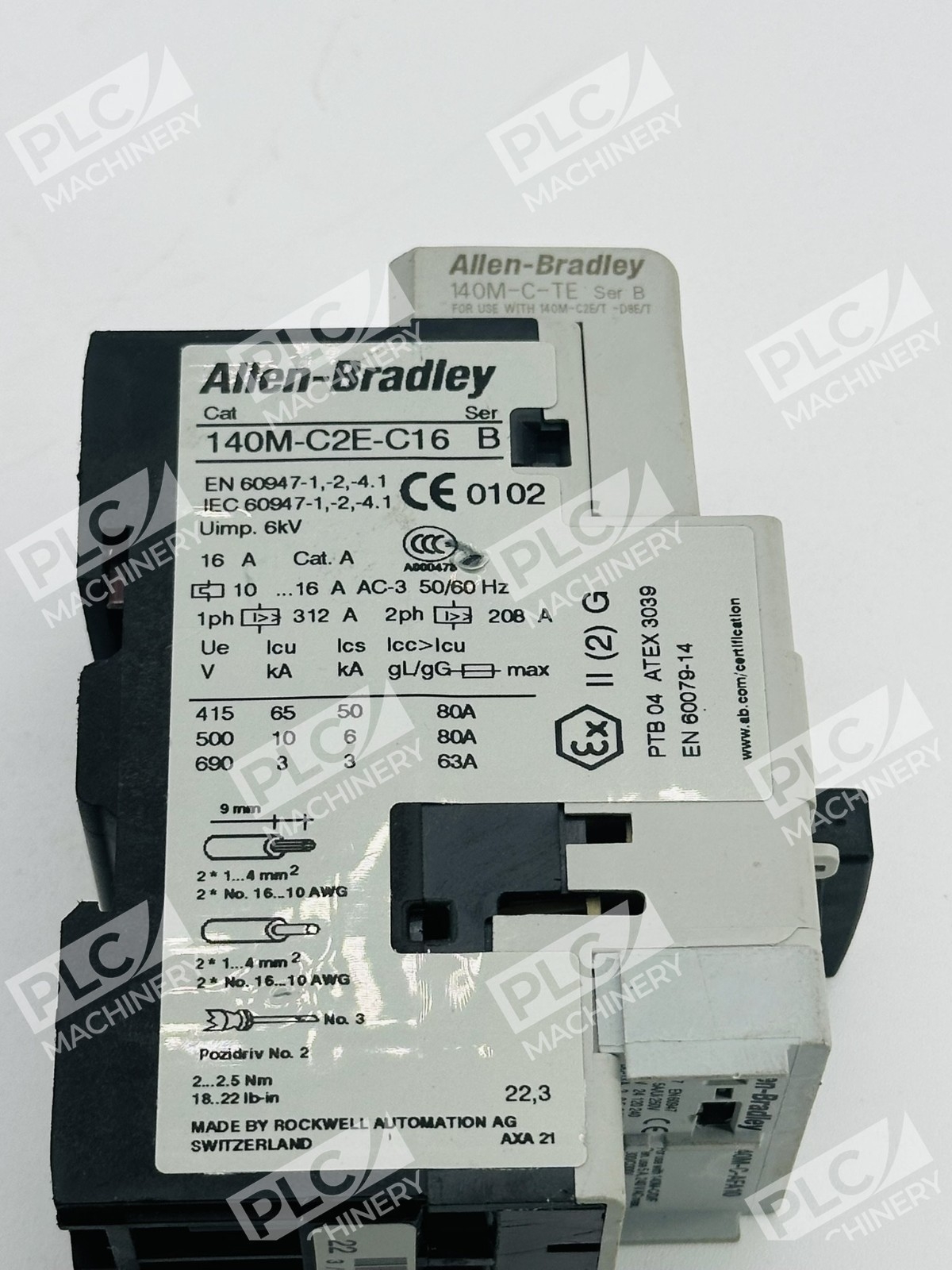 Allen Bradley 140M-C2E-C16 Motor Protection Circuit Breaker Ser B - Image 9