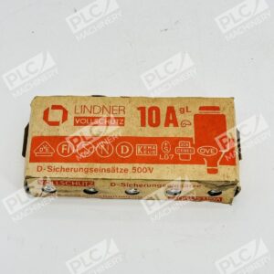 Lindner Vollschutz 10A gL D-Sicherungseinsätze 500V Bottle Fuse Box of 5