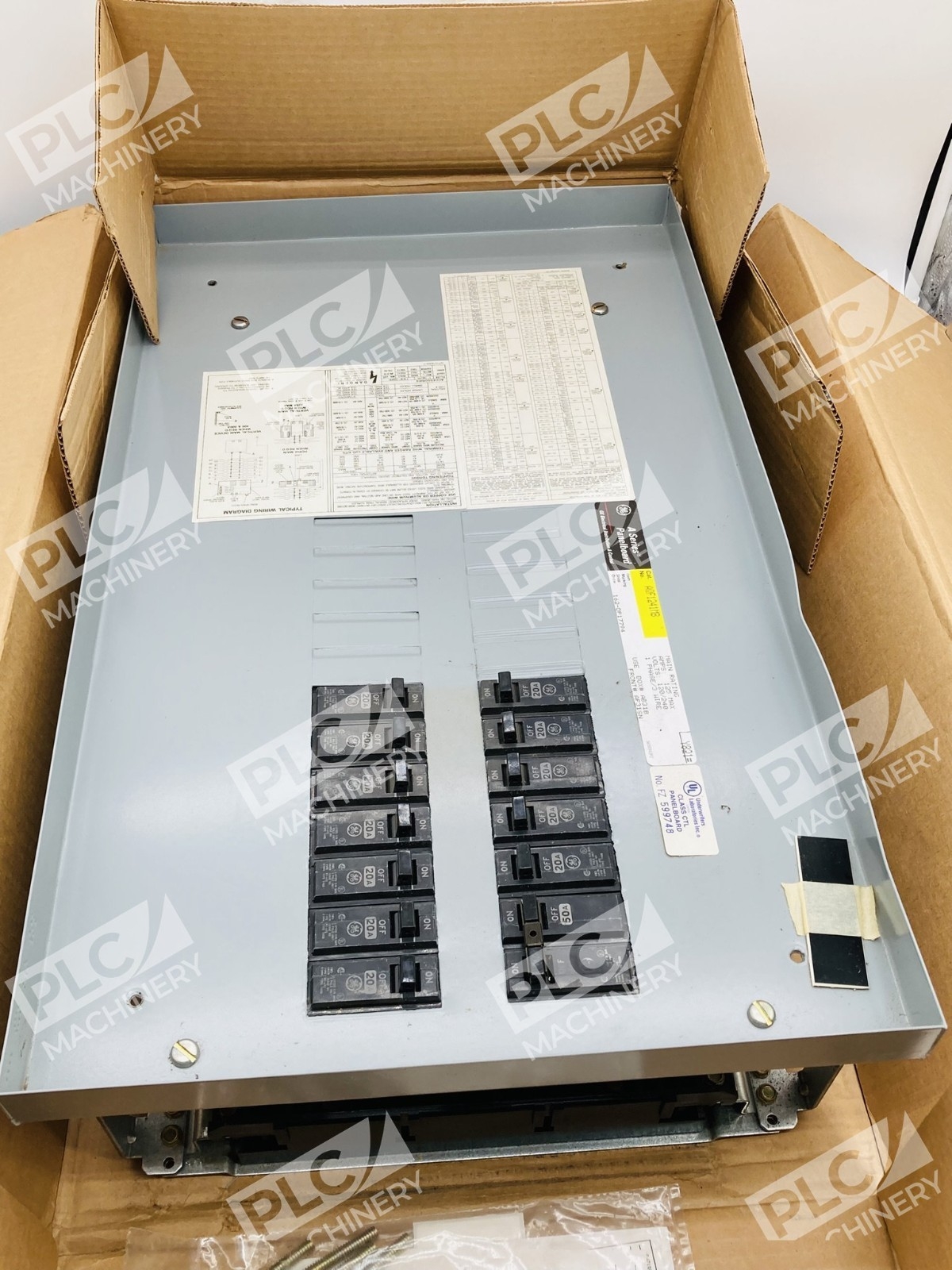 GE AQF1241MB A-Series Lighting Panelboard Interior - Image 6
