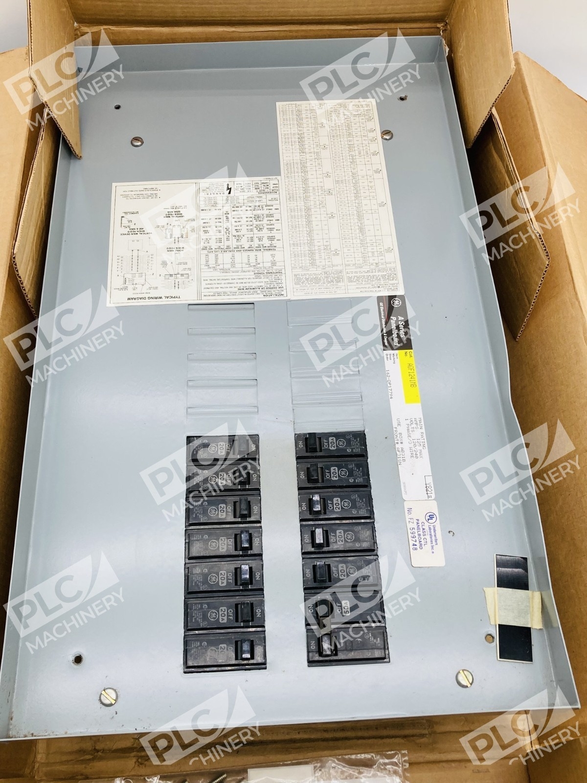 GE AQF1241MB A-Series Lighting Panelboard Interior - Image 7