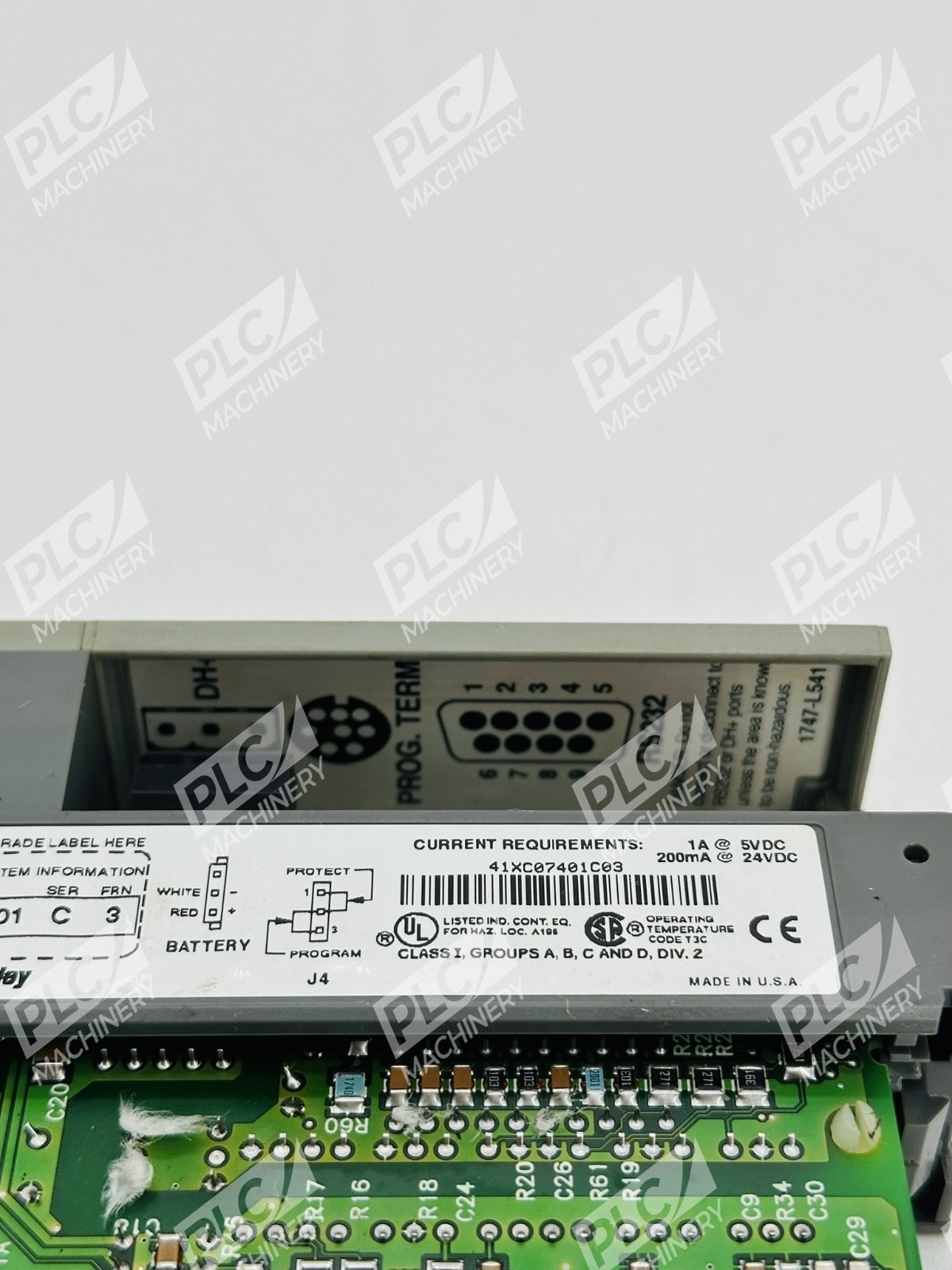 Allen Bradley 1747-L541 SLC 500 Processor Unit Ser C - Image 9