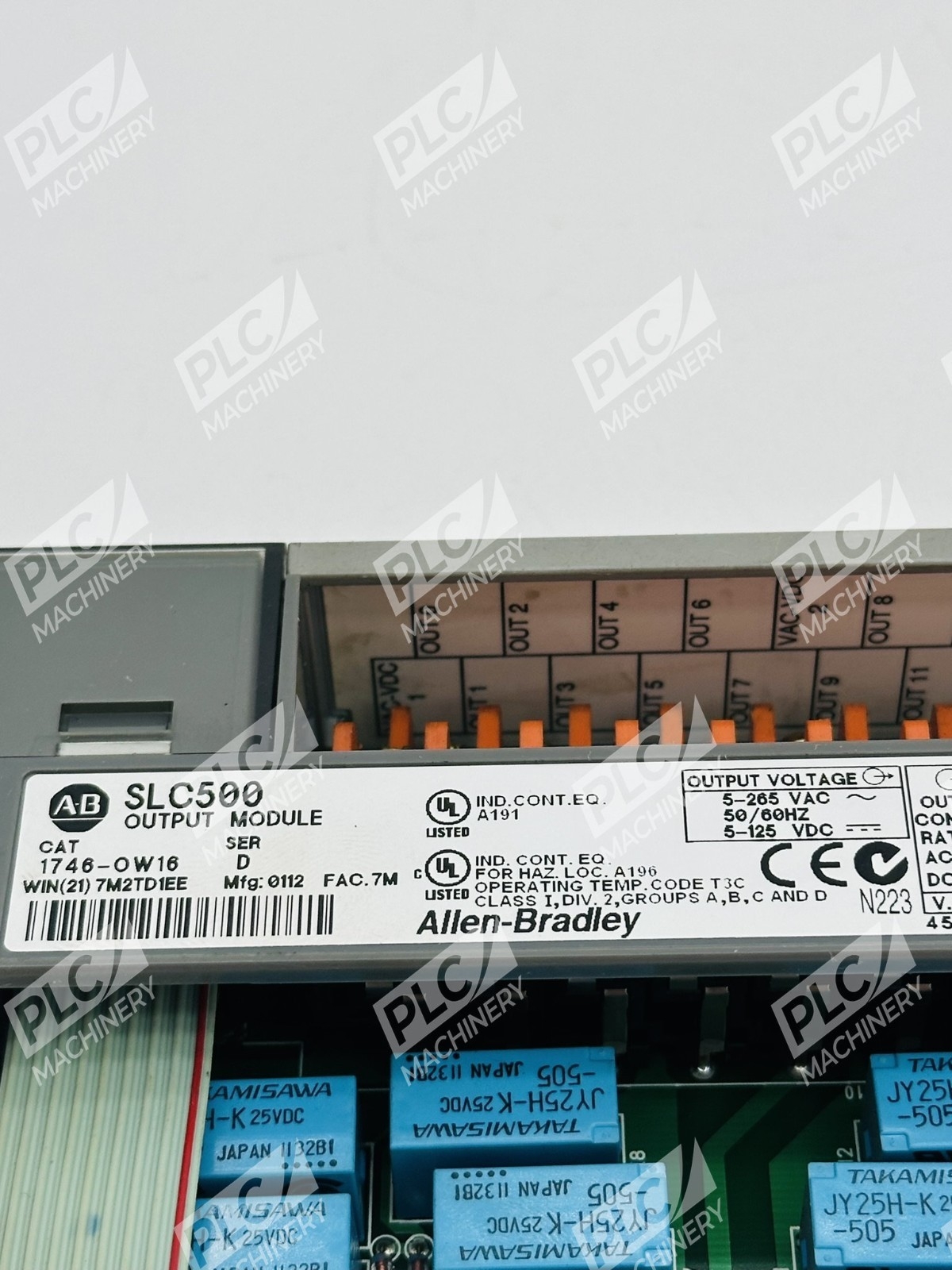 Allen Bradley 1746-OW16 Output Module SLC 500 Ser D - Image 7