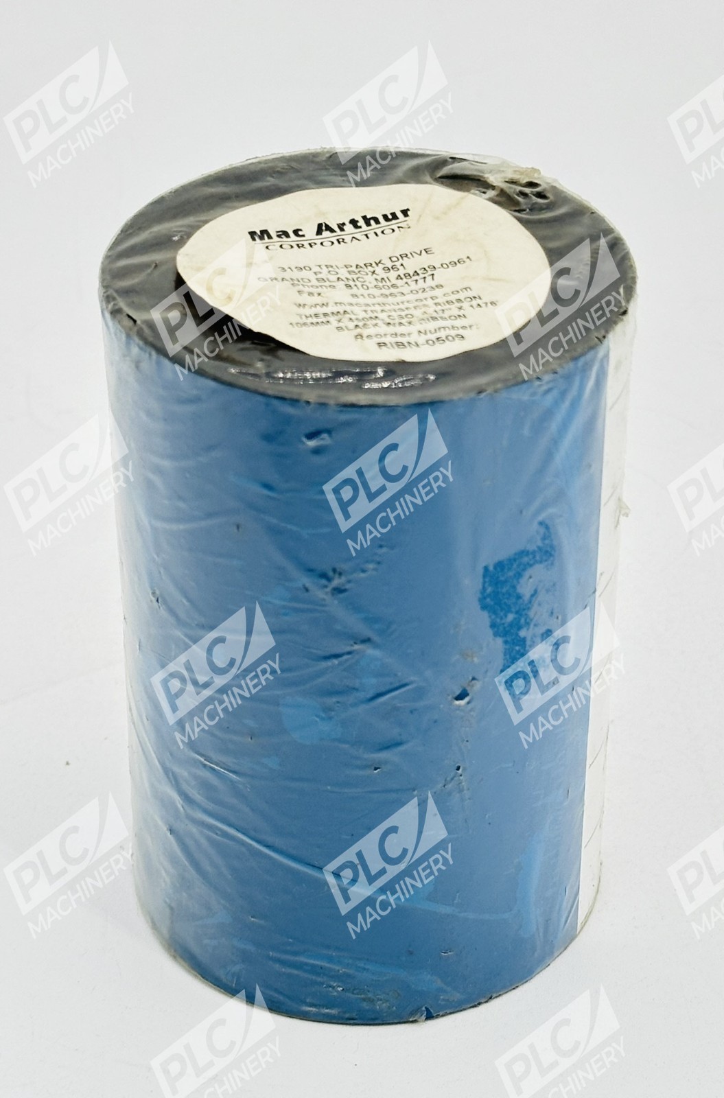 MacArthur RIBN-0509 Black Wax Thermal Transfer Ribbon