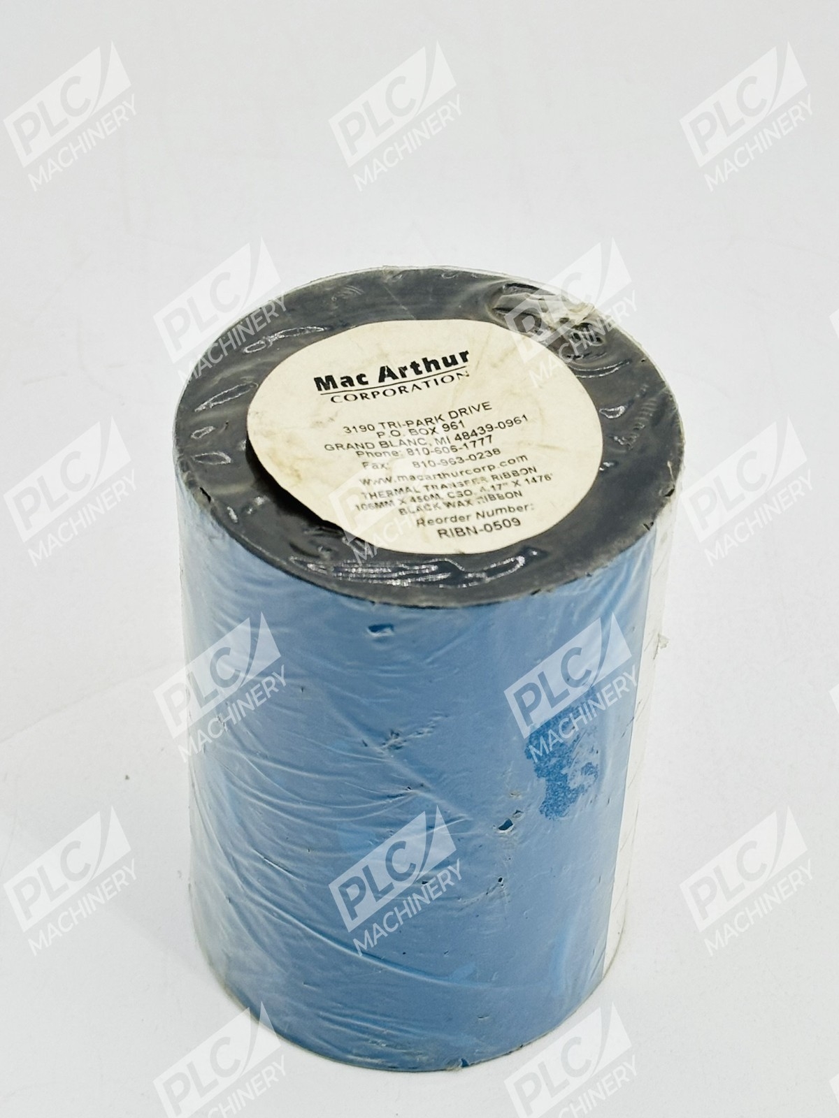 MacArthur RIBN-0509 Black Wax Thermal Transfer Ribbon - Image 2