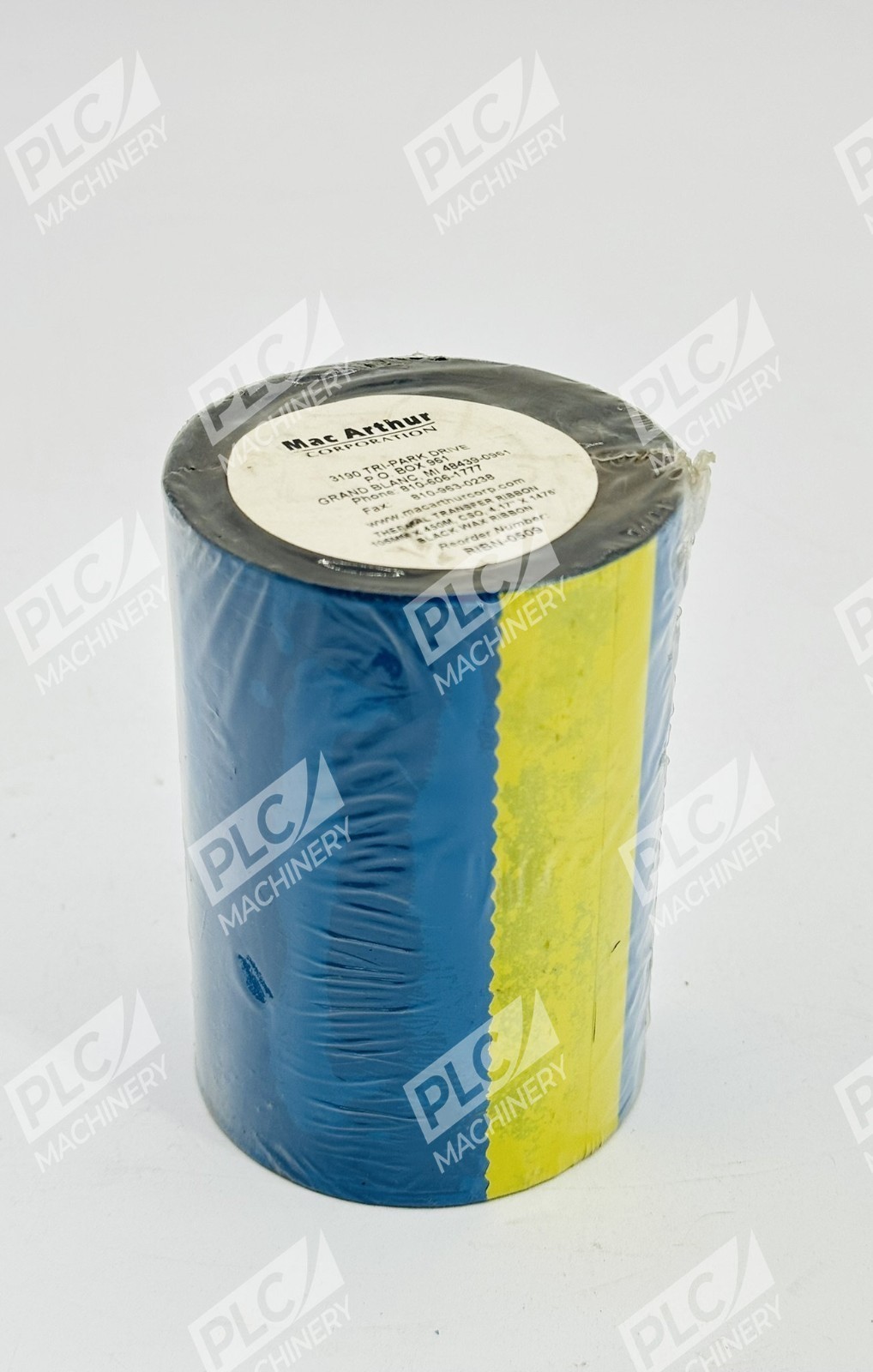 MacArthur RIBN-0509 Thermal Transfer Black Wax Ribbon
