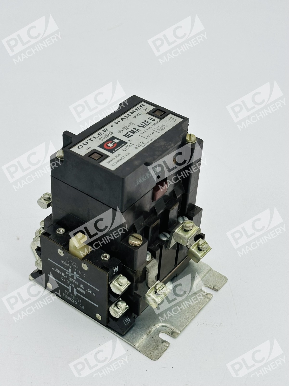 Cutler Hammer C10BN3 NEMA Size 0 Magnetic Contactor Series A1 - Image 2