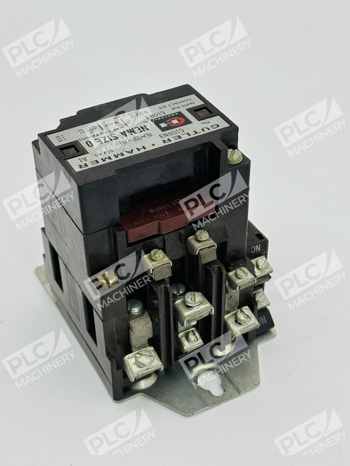 Cutler Hammer C10BN3 NEMA Size 0 Magnetic Contactor Series A1 - Image 4