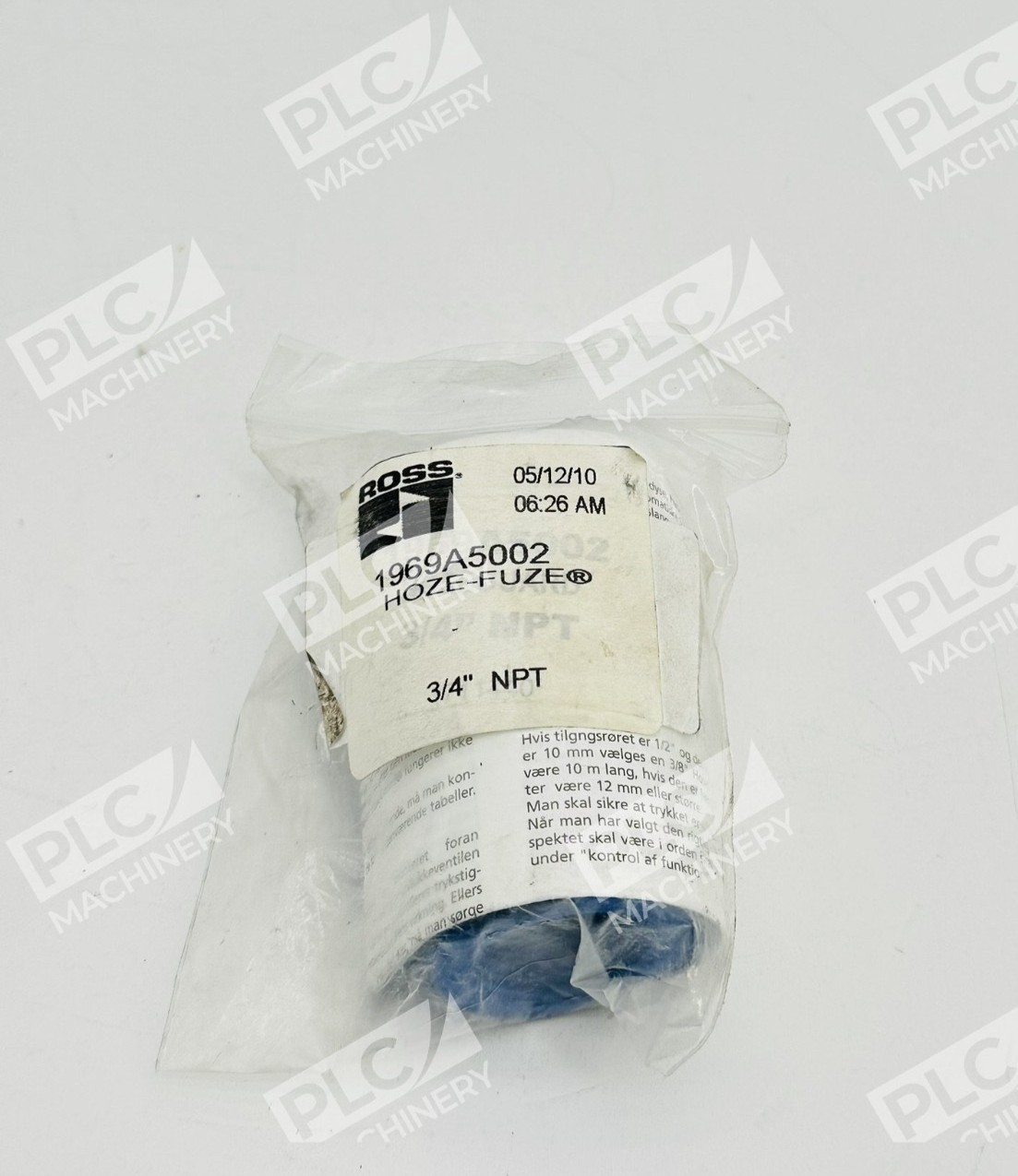 Ross Controls 1969A5002 Hoze-fuze 3/4" NPT Air Flow Safety Valve