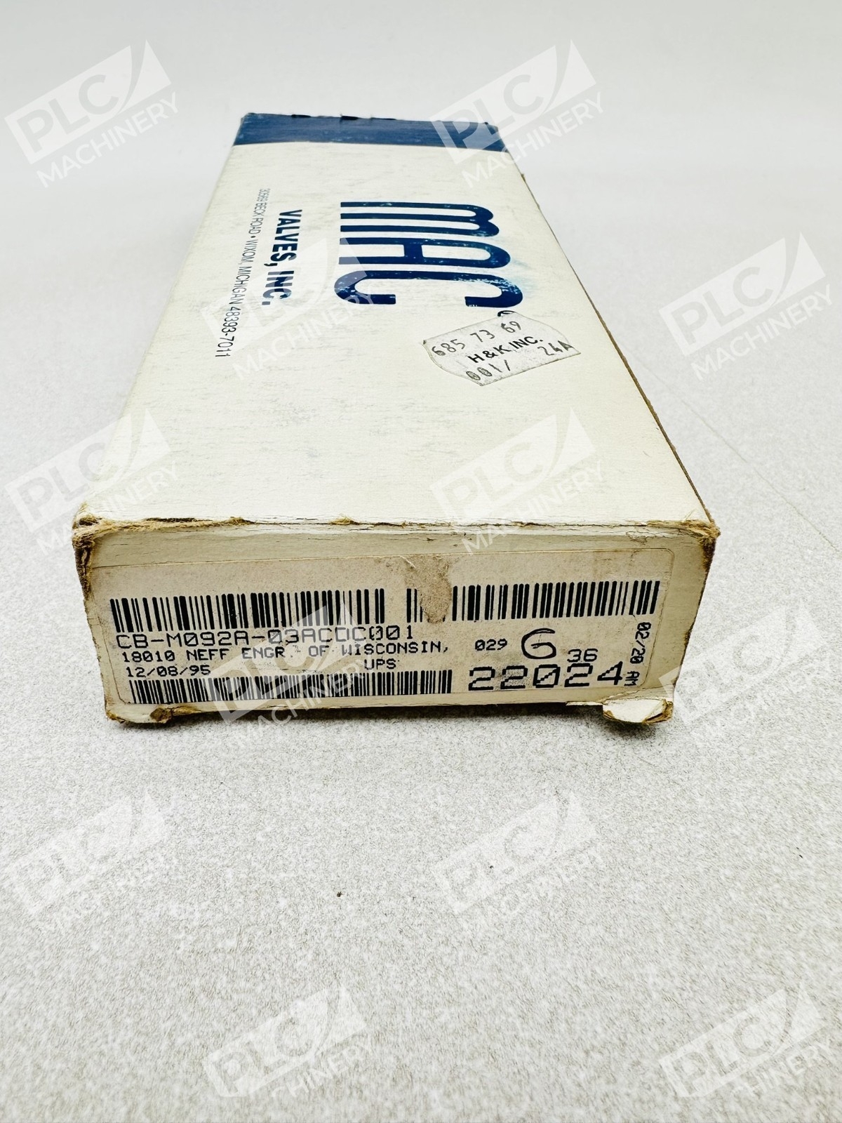 Mac Valves CB-M092A-03ACDC001 Circuit Bar - Image 2