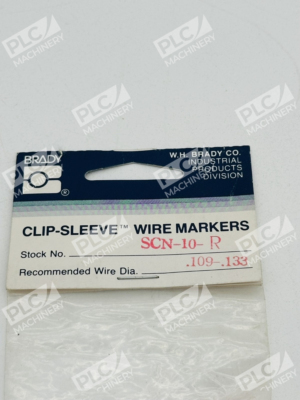 Brady SCN-10-R Clip-Sleeve Wire Markers - Image 2