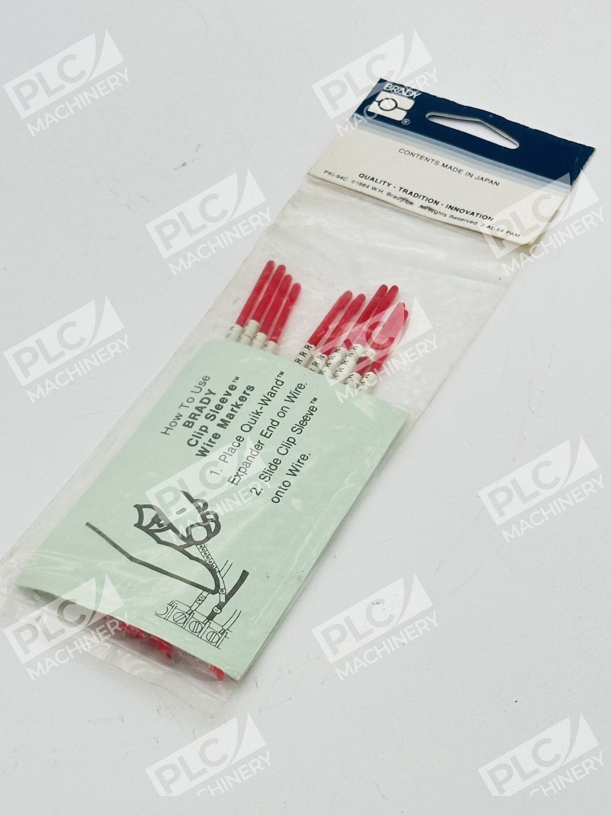 Brady SCN-10-R Clip-Sleeve Wire Markers - Image 4