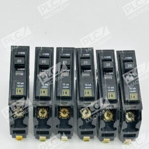 Square D QO 1-Pole 20A 10kA Miniature Circuit Breakers Lot of 6
