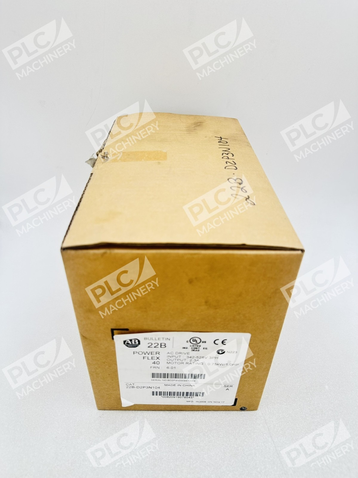 Allen Bradley 22B-D2P3N104 Series A PowerFlex 40 AC Drive 3PH 2.3A