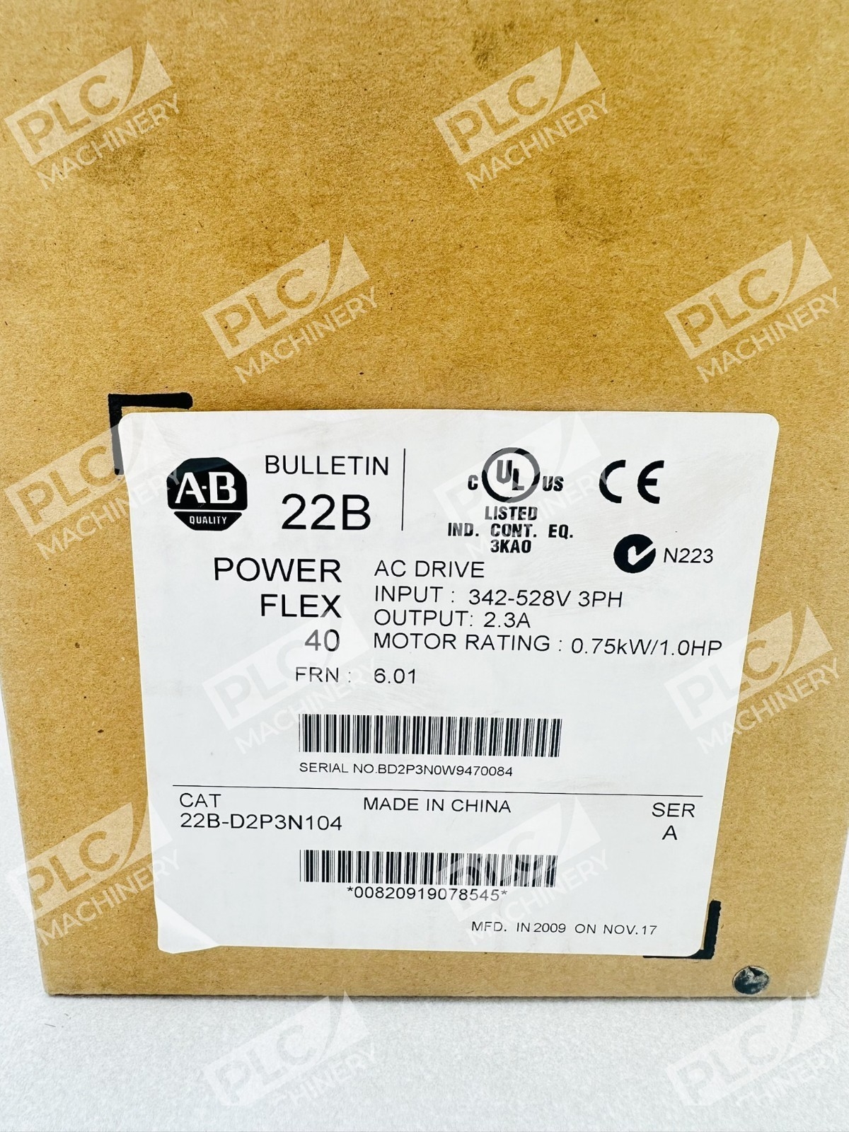 Allen Bradley 22B-D2P3N104 Series A PowerFlex 40 AC Drive 3PH 2.3A - Image 2