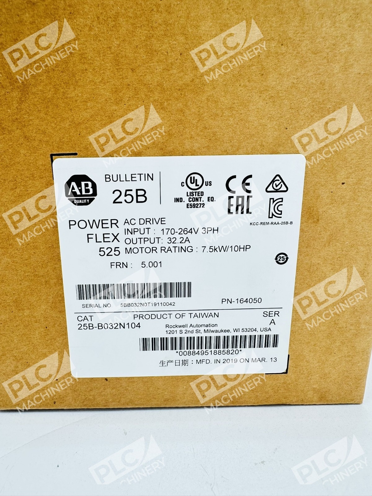 Allen Bradley 25B-B032N104 PowerFlex 525 AC Drive - Image 2