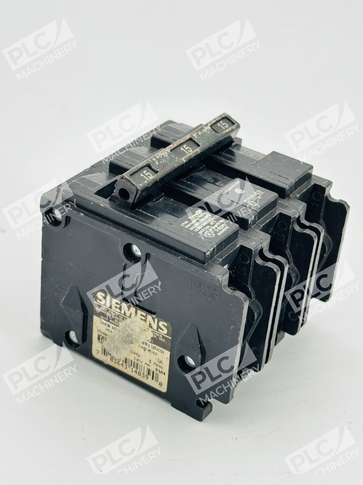 Siemens Q315 3-Pole 15A Plug-In Circuit Breaker Type QP - Image 4