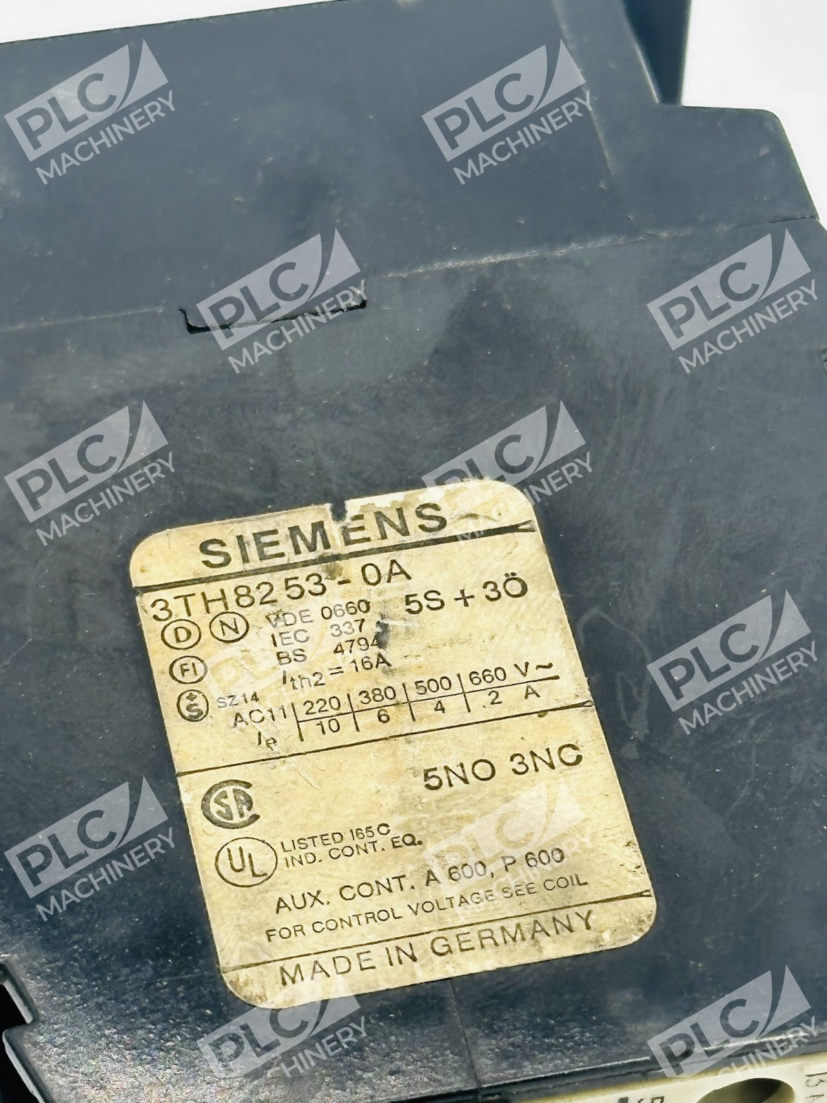 Siemens 3TH8253-0A Contactor Relay 5NO 3NC Aux Cont - Image 8