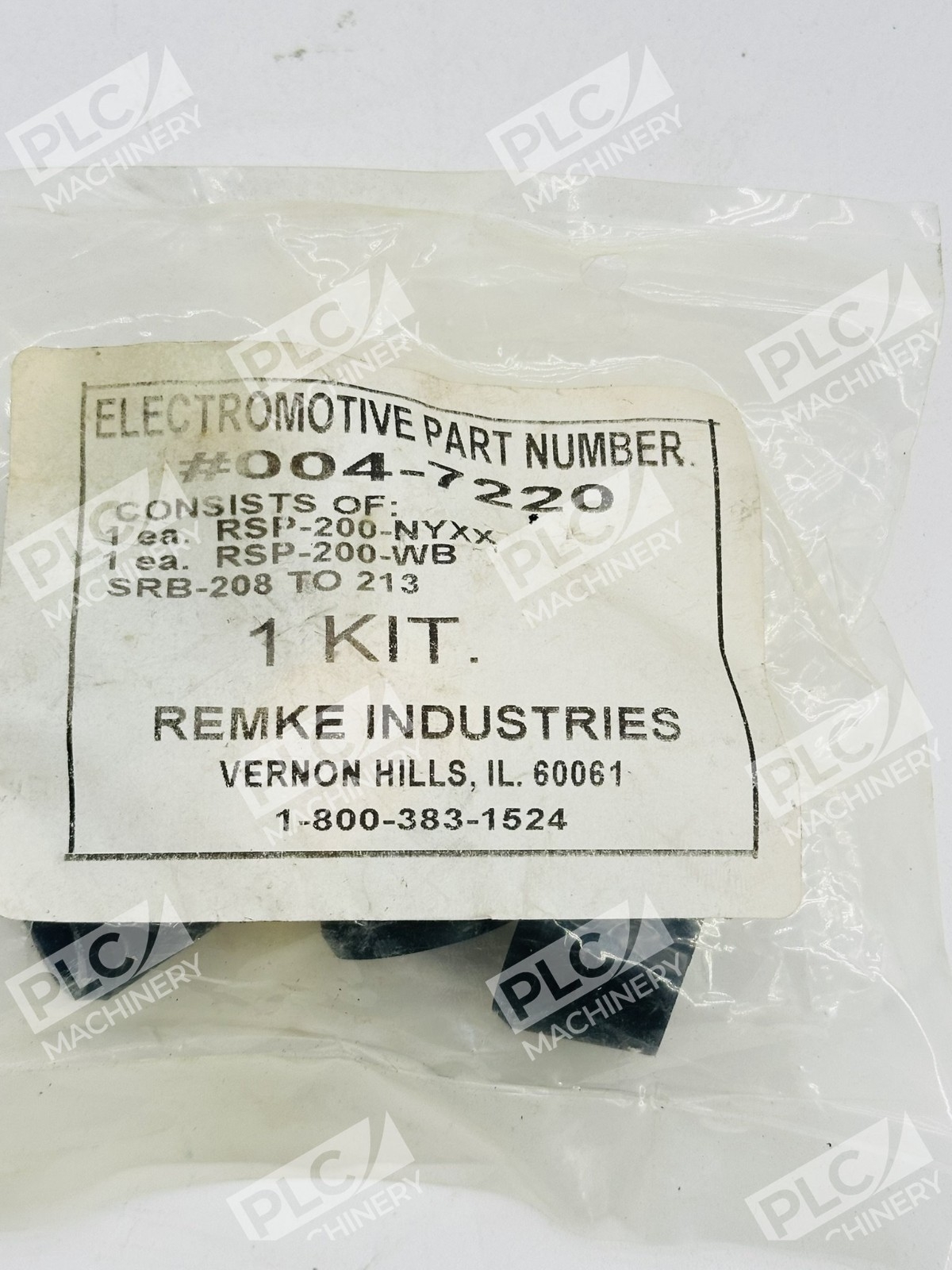 Remke Industries 004-7220 Tuff-Seal Electromotive Cord Grip Component Kit - Image 2