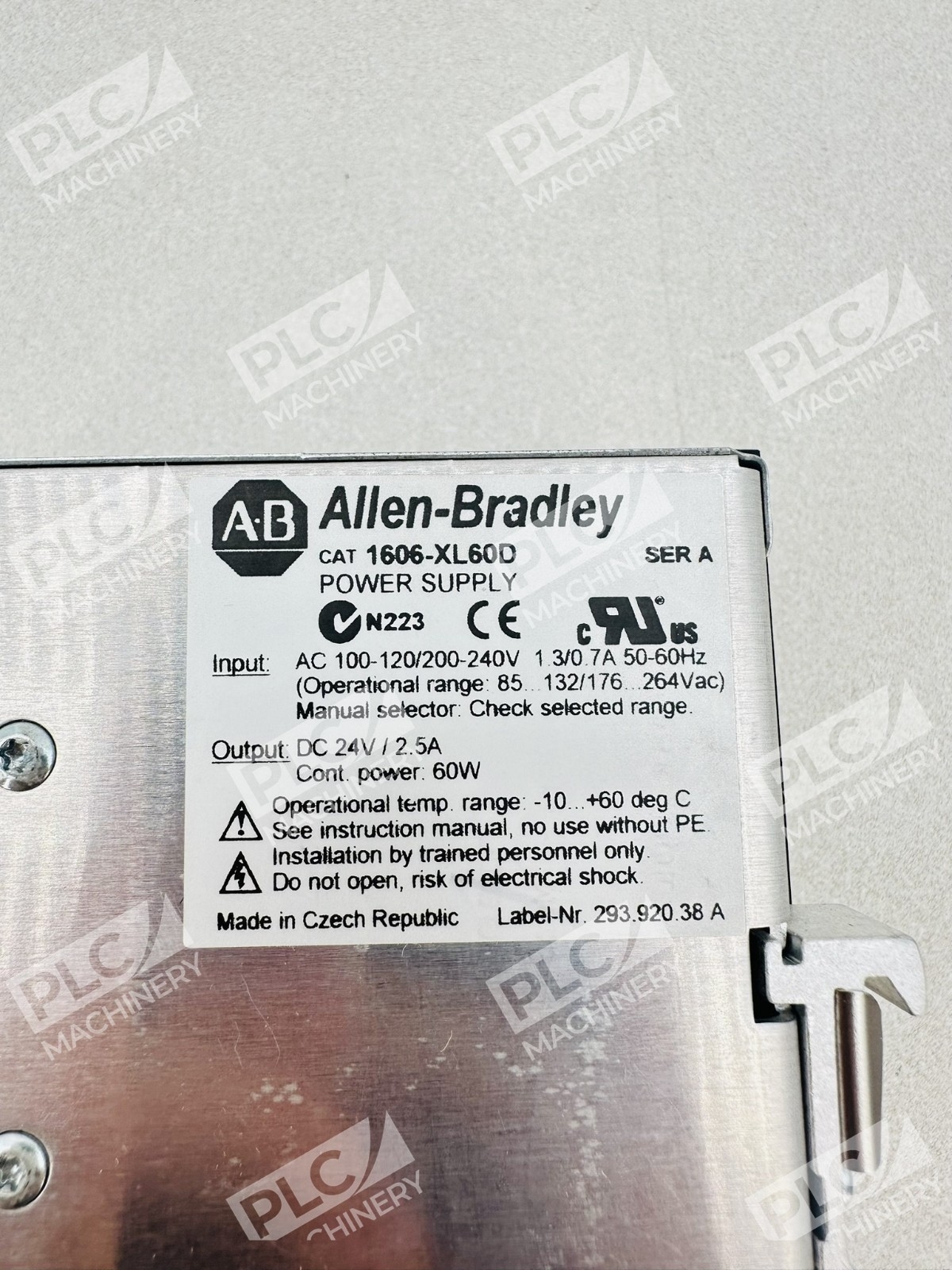 Allen Bradley 1606-XL60D Series A 60 Watt DC Power Supply - Image 6