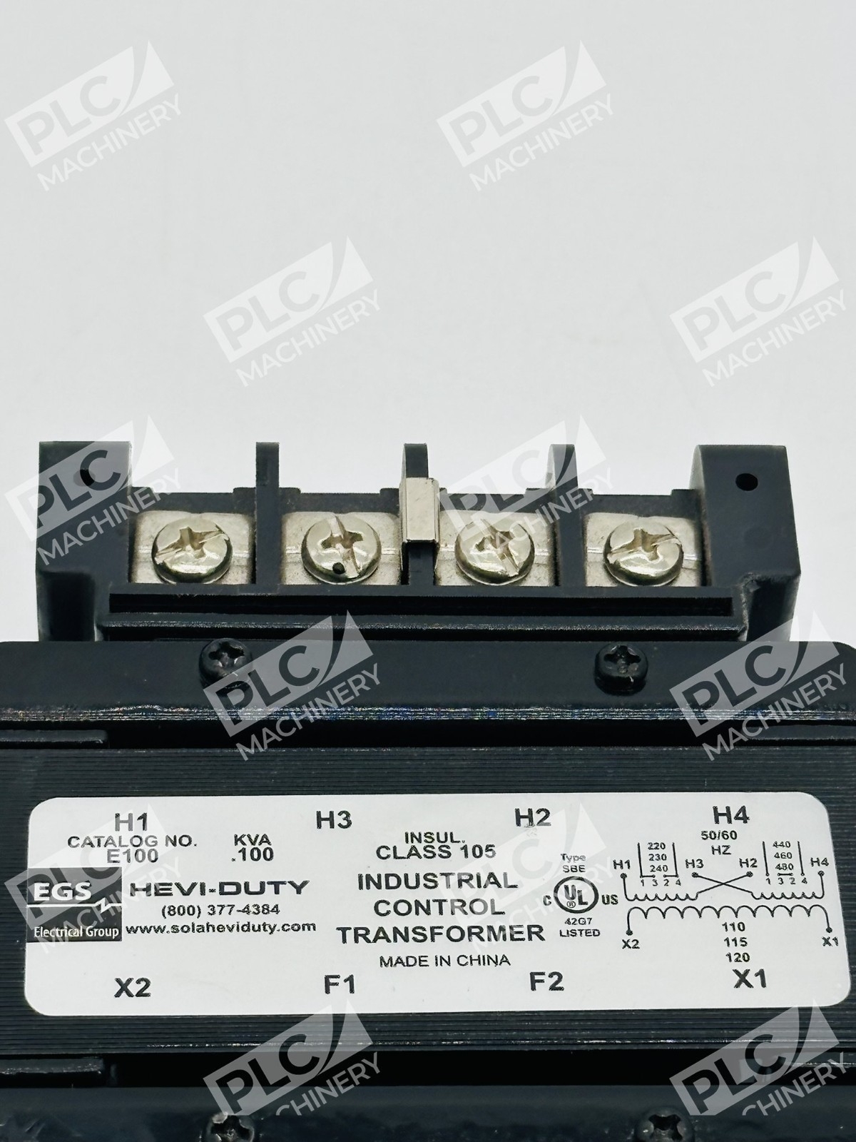 EGS Hevi-Duty E100 Industrial Control Transformer - Image 6