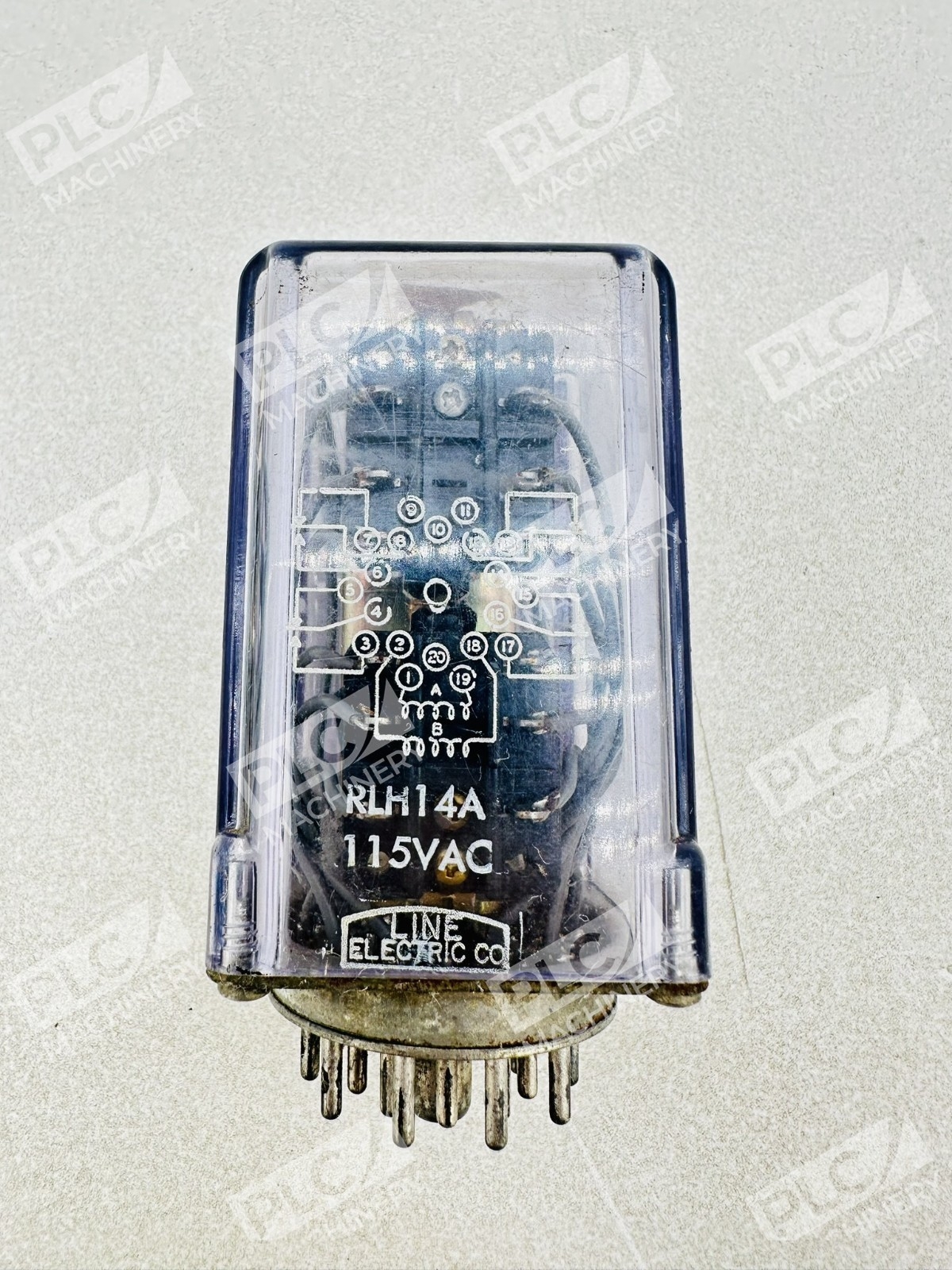 Line Electric RLH14A 115VAC General Purpose Plug In Relay - Image 2