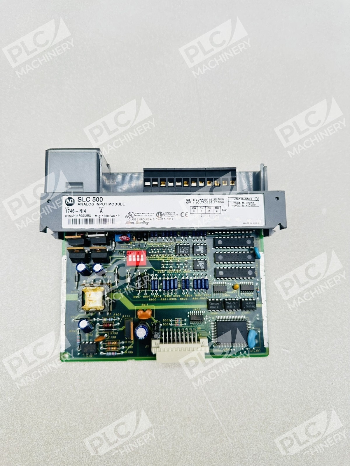 Allen Bradley 1746-NI4 Series A SLC 500 Analog Input Module No Door
