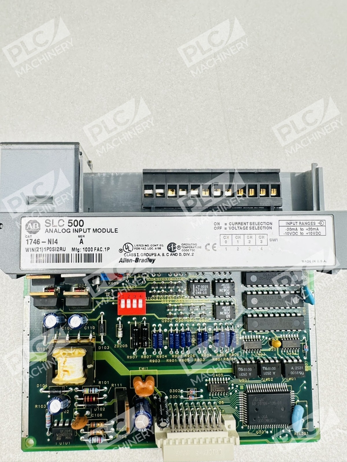 Allen Bradley 1746-NI4 Series A SLC 500 Analog Input Module No Door - Image 2