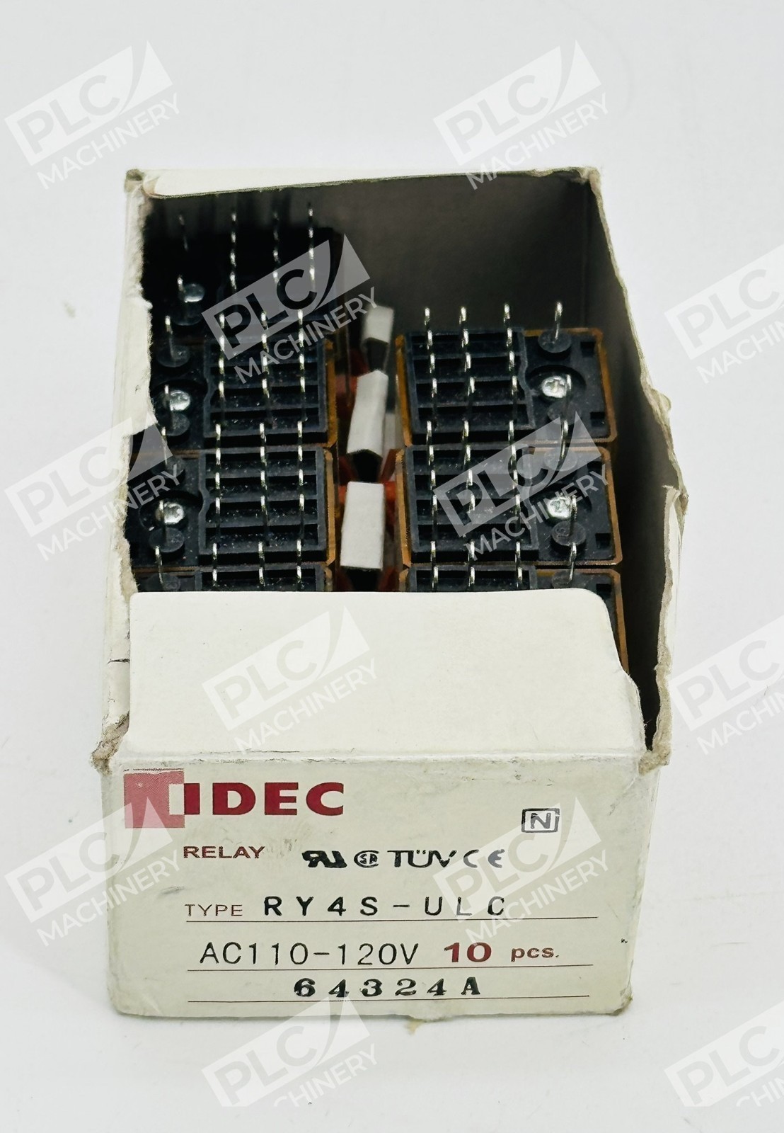 Idec RY4S-ULCAC110-120V General Purpose Electromagnetic Relay Box of 9