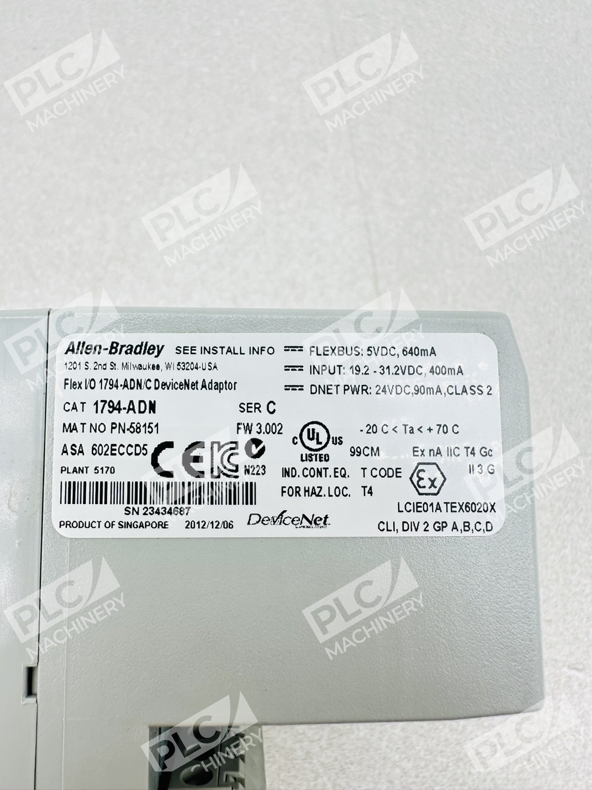 Allen Bradley 1794-ADN Series C Flex I/O DeviceNet Adaptor - Image 4