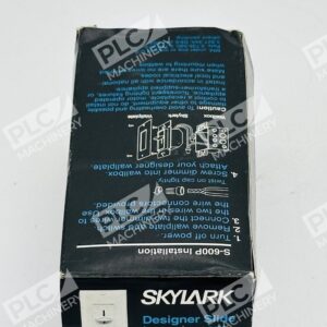 Lutron S-600P-WH Skylark Designer Slide Incandescent Single-Pole Preset Dimmer