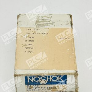 Noshok 403-FFC Needle Valve 3/8 NPT F-F Steel