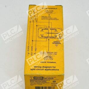 Hubbell HBL5262R Specification Grade Duplex Receptacle Red 15A 125V
