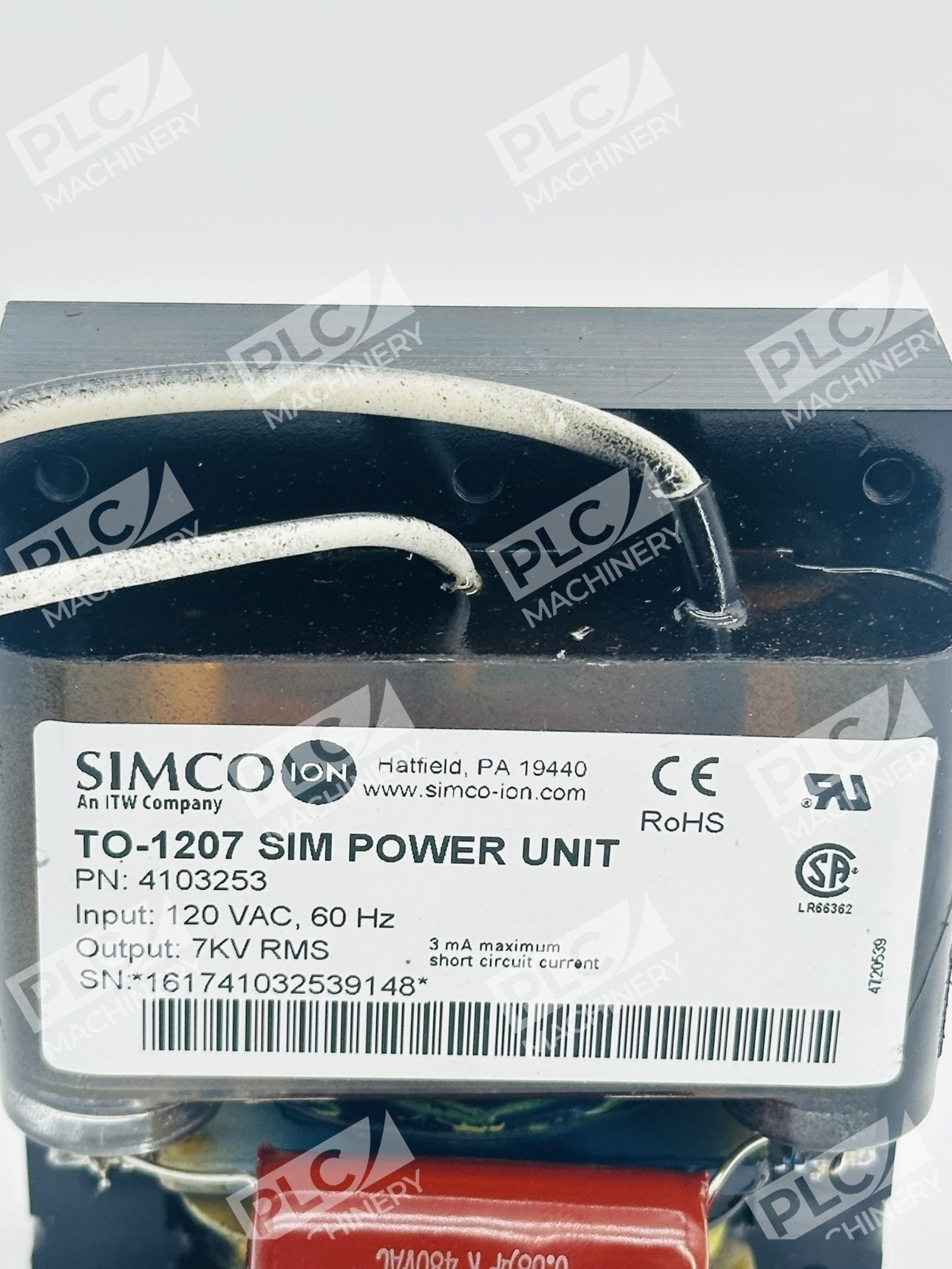 Simco-Ion TO-1207 SIM Power Unit Static Control Power Supply 4103253 - Image 7