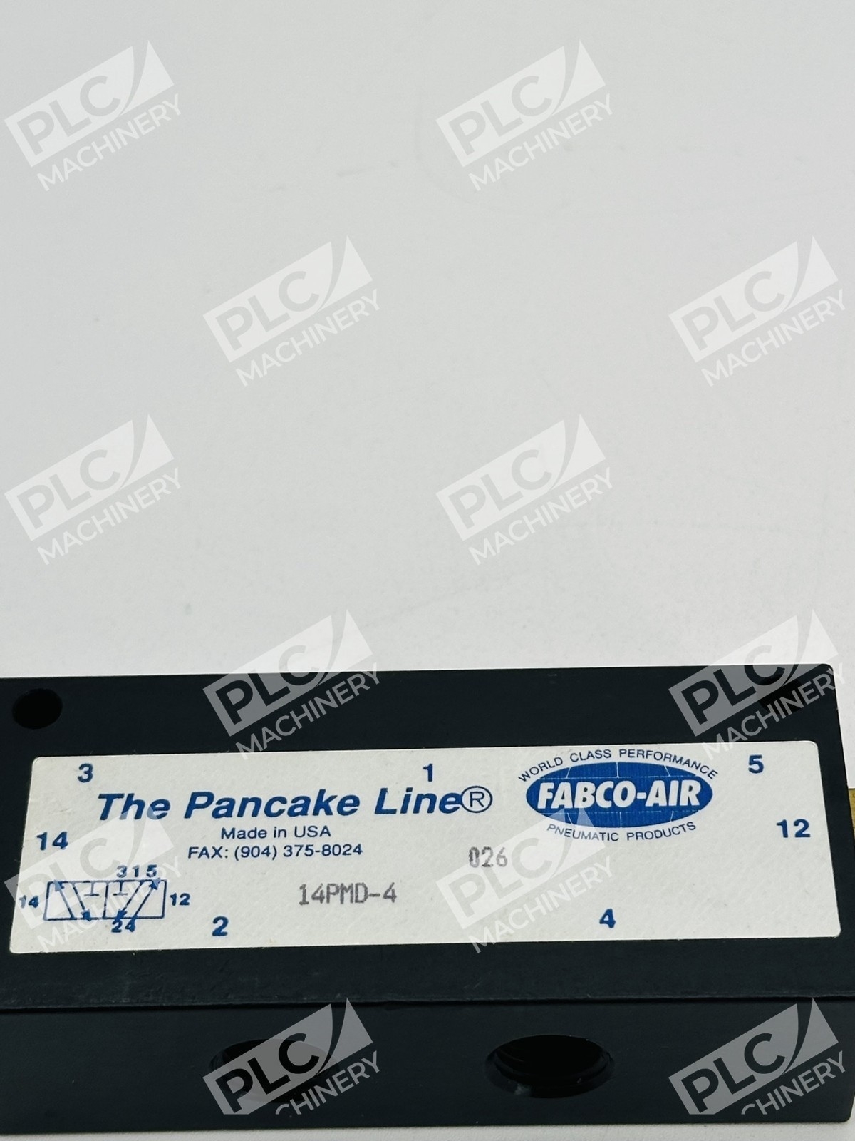 Fabco-Air 14PMD-4 The Pancake Line Pneumatic Directional Control Valve - Image 6