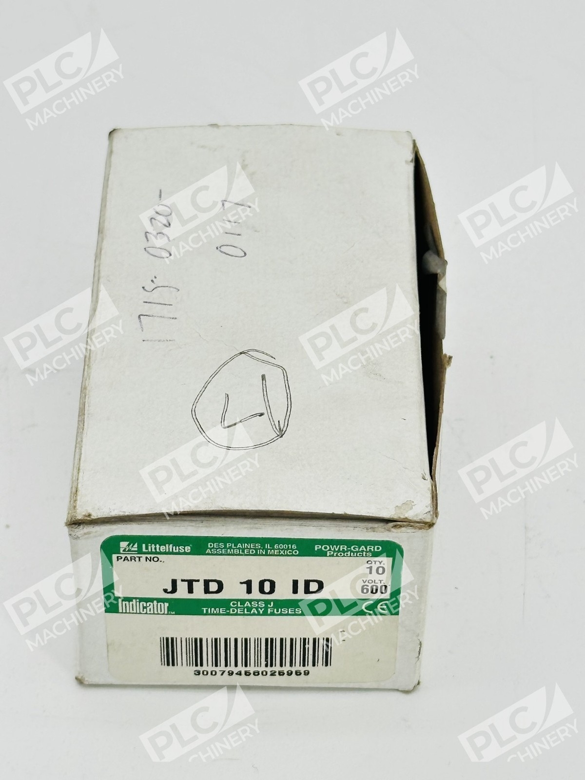 Littelfuse JTD 10 ID Powr-gard Class J Time-Delay Fuses Box of 4 - Image 2