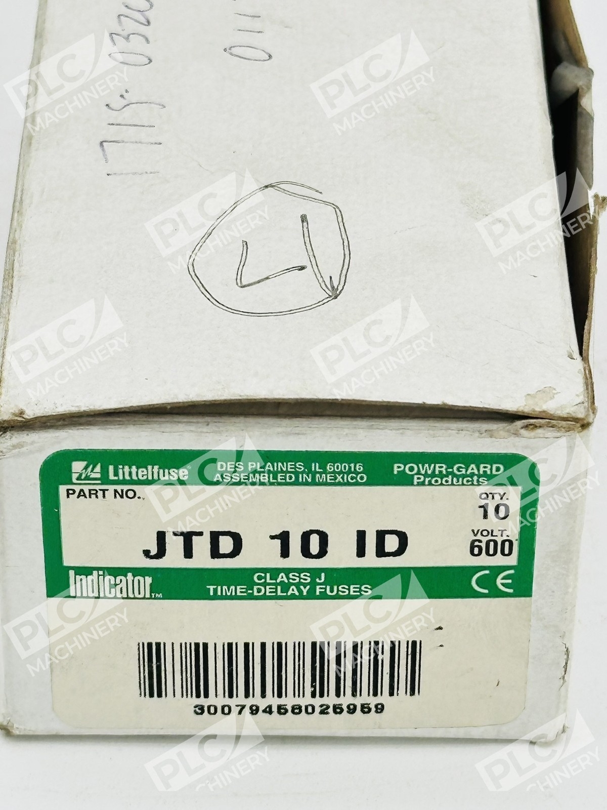 Littelfuse JTD 10 ID Powr-gard Class J Time-Delay Fuses Box of 4 - Image 3