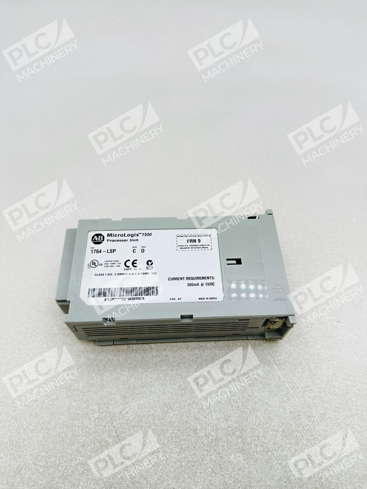 Allen Bradley 1764-LSP MicroLogix 1500 Processor Unit Ser C Rev D - Image 4