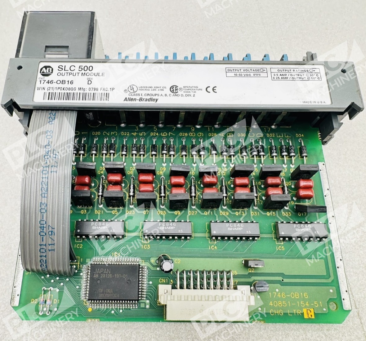 Allen Bradley 1746-OB16 Series D SLC 500 Output Module No Door