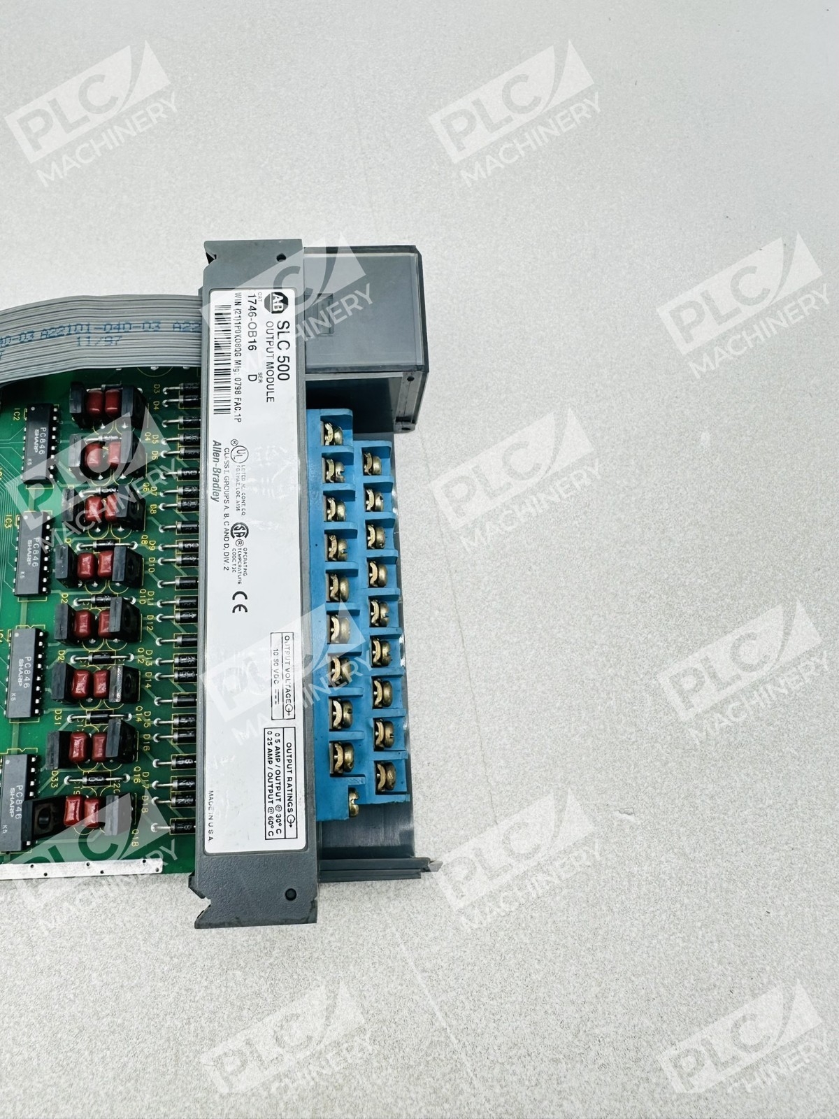 Allen Bradley 1746-OB16 Series D SLC 500 Output Module No Door - Image 2