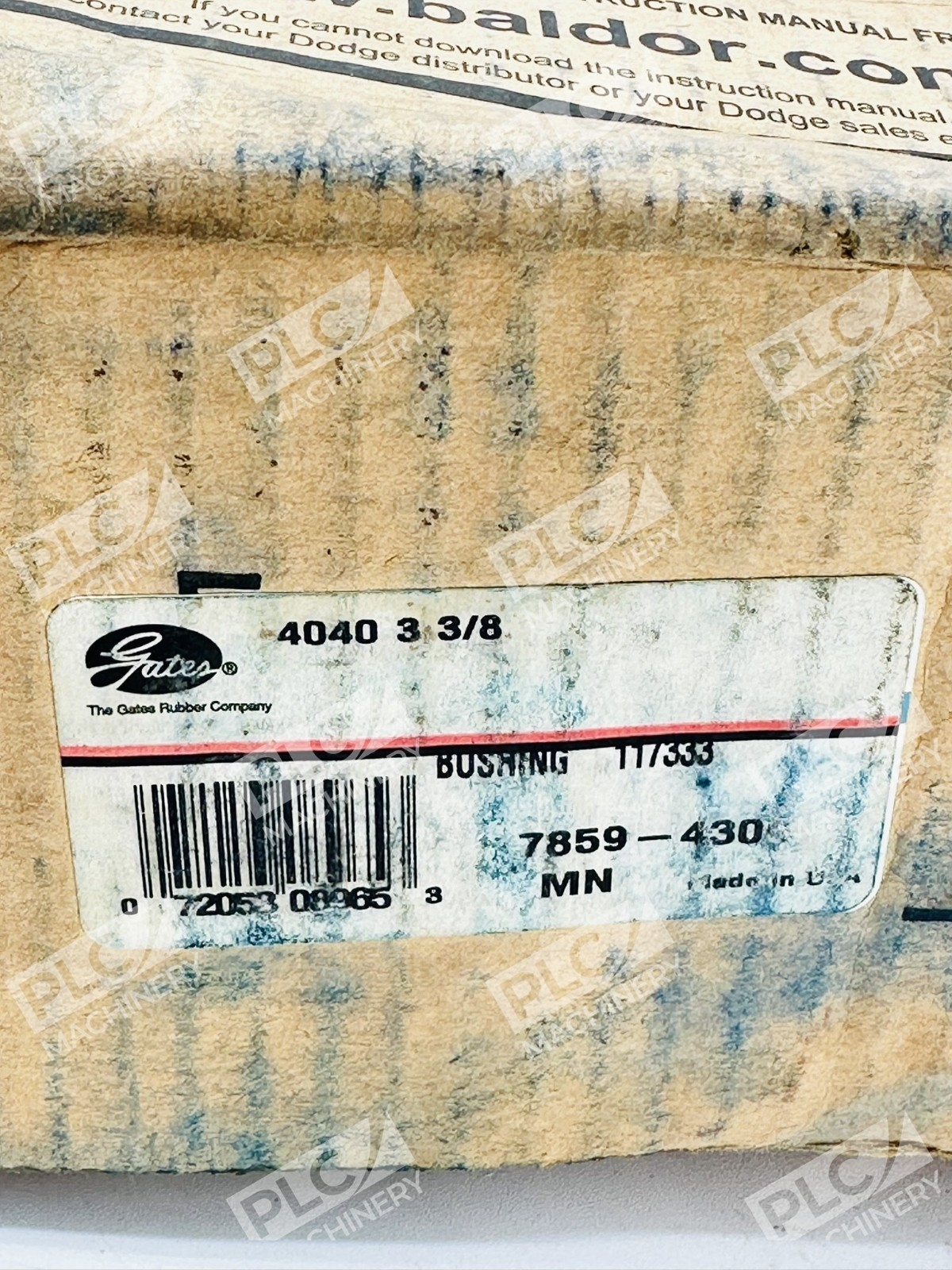 Gates 4040 3 3/8 Taper-Lock Bushing 7859-430 - Image 3