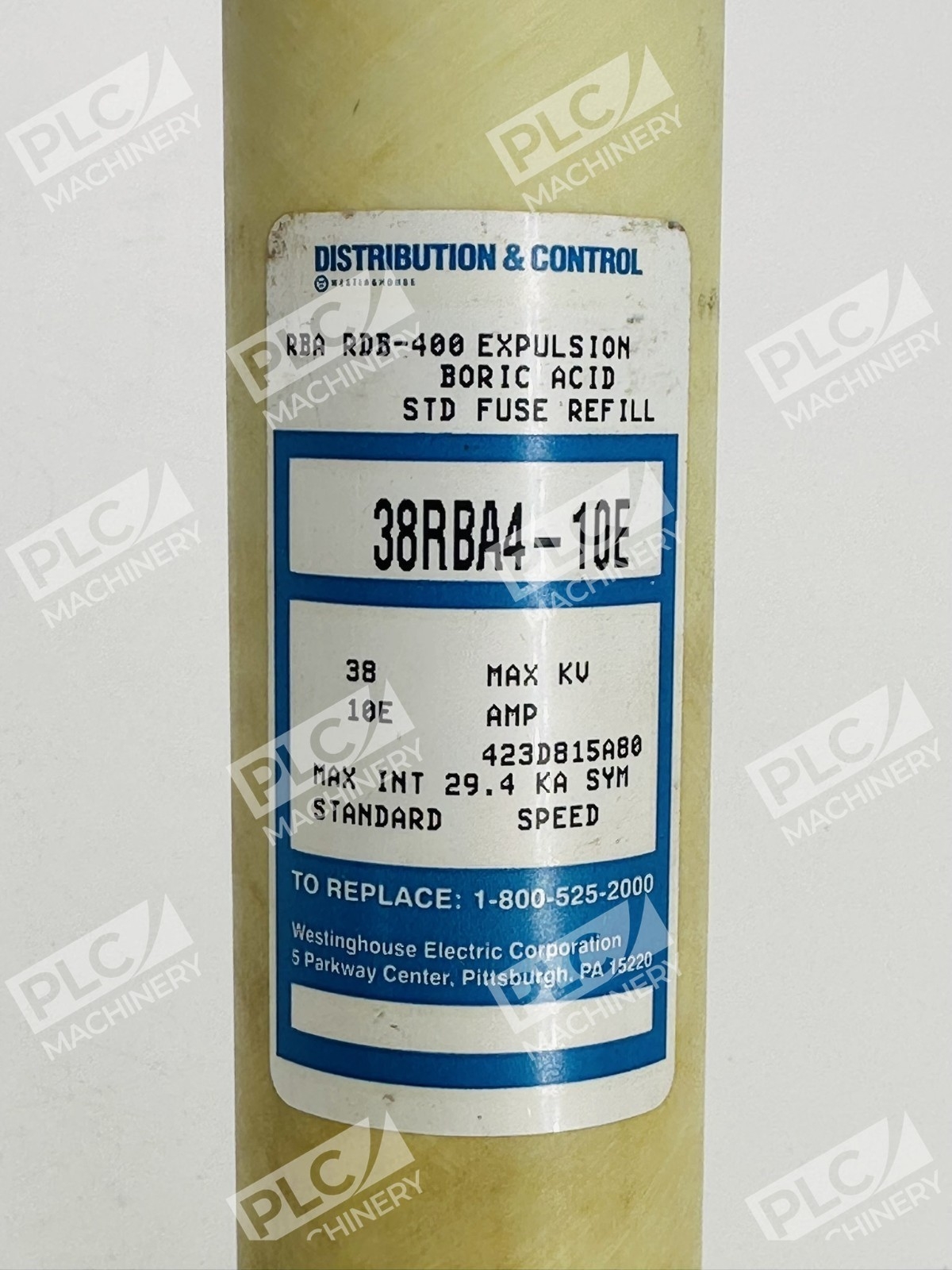 Westinghouse 38RBA4-10E Expulsion Fuse Refill 38KV Max 10E Amp - Image 6