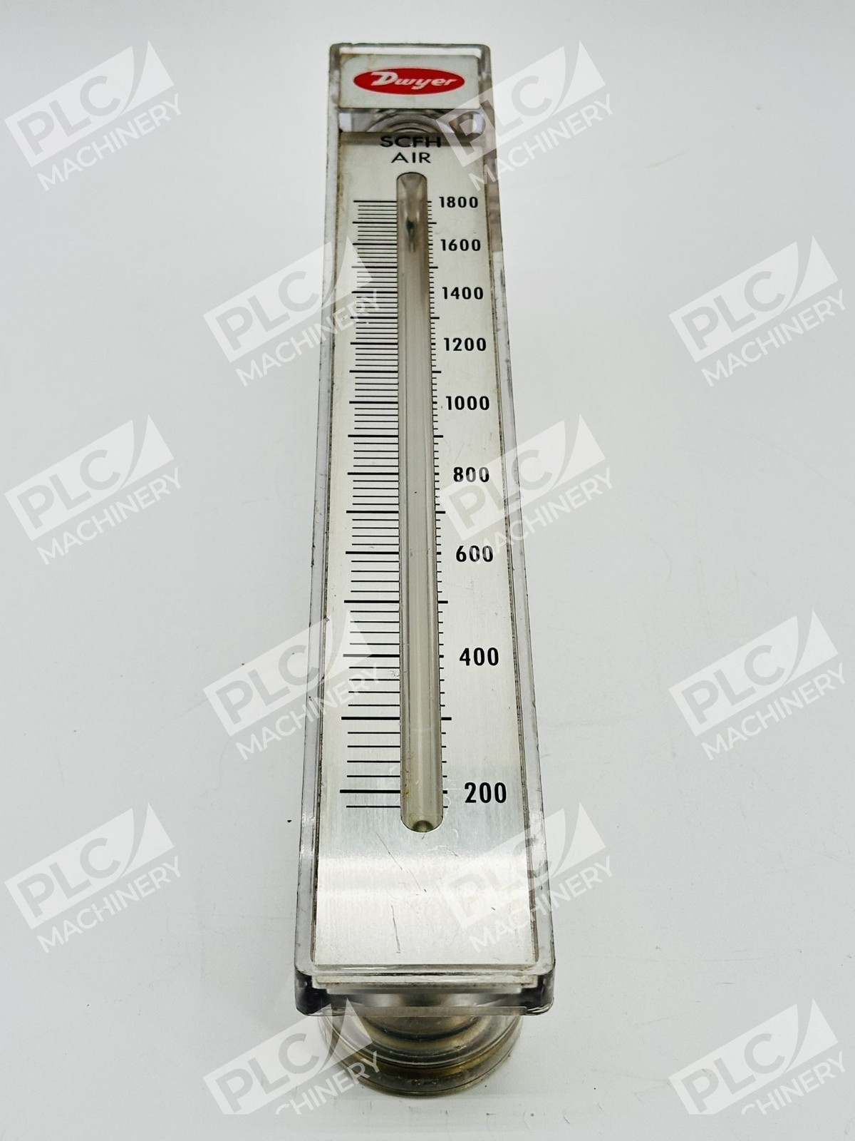 Dwyer RMC-108 SCFH Air Flow Meter 200-1800 Scale Gauge