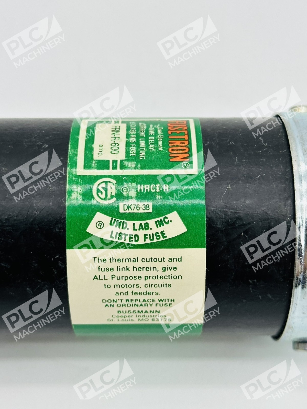 Bussmann FRN-R-600 Class RK5 Fusetron Fuse - Image 5