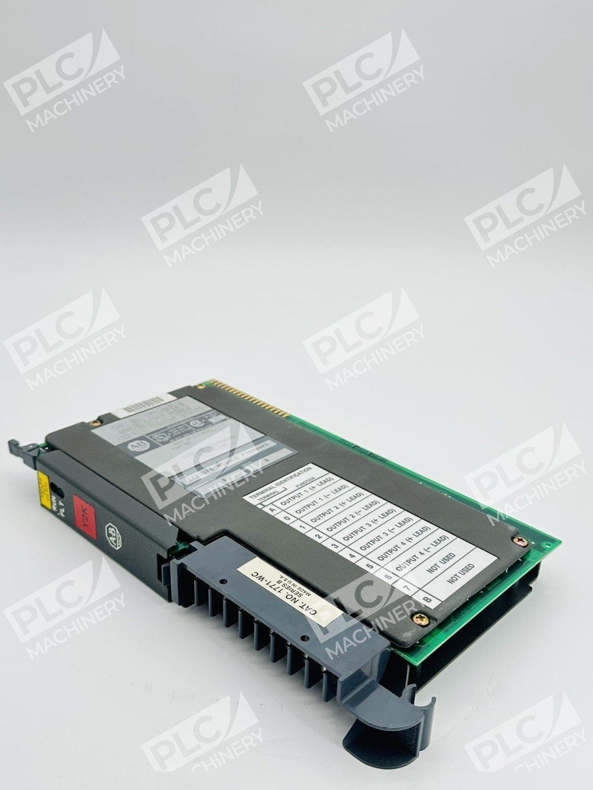 Allen Bradley 1771-OFE2 Analog Output Module w/ 1771-WC Wiring Swing Arm Ser B - Image 3