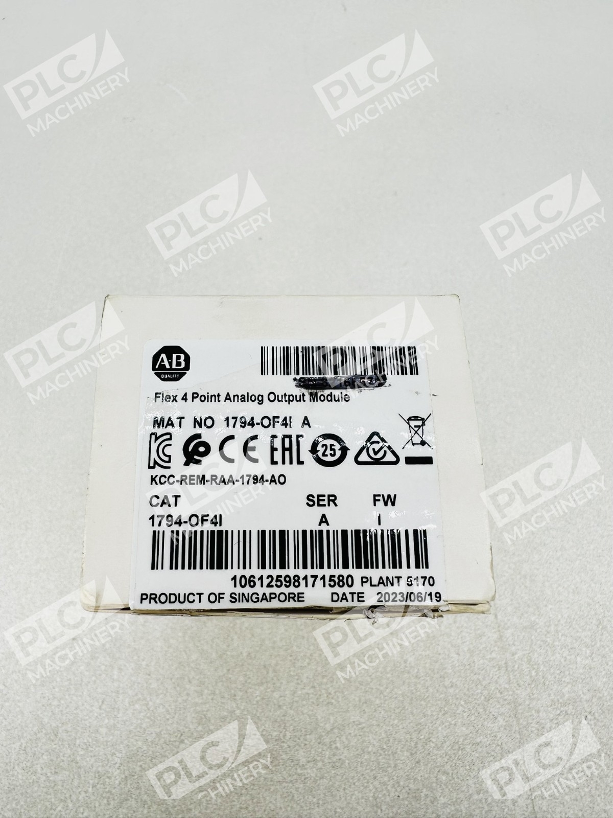 Allen Bradley 1794-OF4I Series A Output Module (Mismatched Serial Number Box) - Image 2