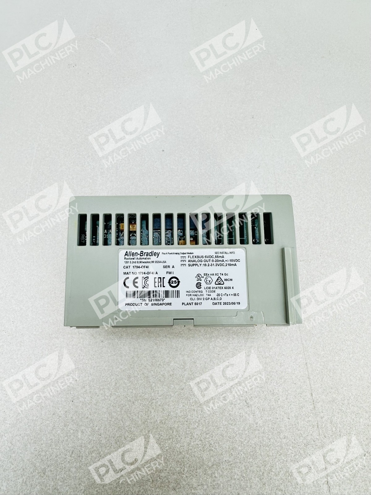 Allen Bradley 1794-OF4I Series A Output Module (Mismatched Serial Number Box) - Image 5